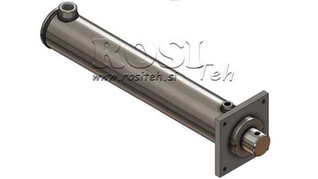 HYDRAULIC CYLINDER FOR LOG SPLITTER WITH MONTAGE PLATE 110/70-500