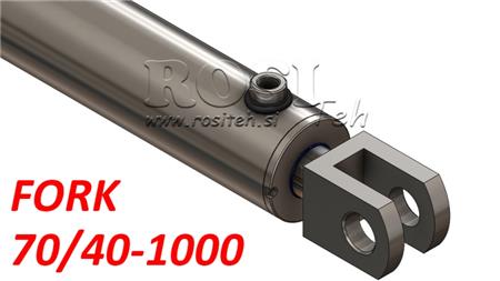 HYDRAULIC CYLINDER FORK 70/40-1000