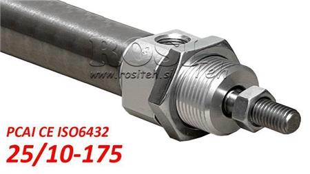 PNEUMATISK CYLINDER PCAI 25/10-175 CE ISO6432