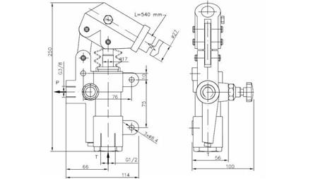 HANDPUMPE 40CC  -SD- SELBSTSTÄNDIG EINFACHWIRKEND