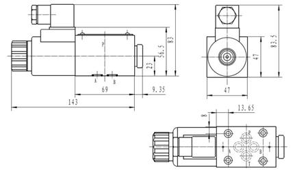 4/2 CETOP 3 - 12/24/230V N51B