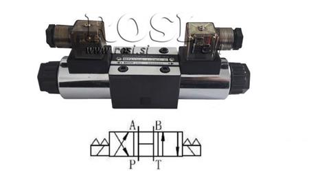HYDRAULISCHES ELEKTROMAGNETISCHES VENTIL CETOP 3 12/24/230V N3