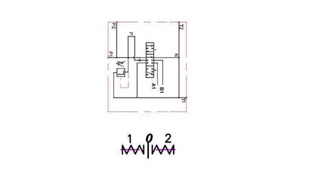 DIAGRAMMA ELETTRICO 1xP40 UNIDIREZIONALE B1