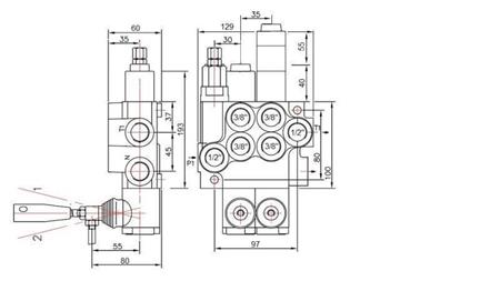 HYDRAULIKVENTIL 2xP40 + SCHWIMMSTELLUNG