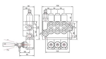 HYDRAULIKVENTIL 3xP40