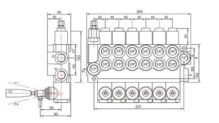 HYDRAULIKVENTIL 6xP40