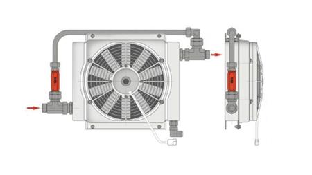 PRESSURE RELIEF VALVE FOR OIL HEAT EXCHANGER 1'' BY-PASS 5 bar