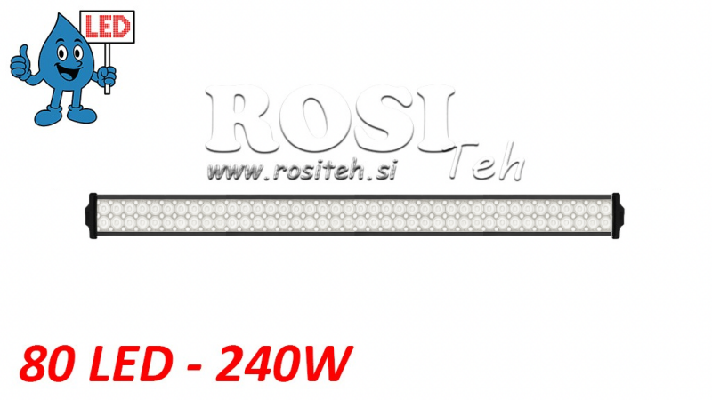 LED RADNA SVJETLOST - SVJETLOST 80 LED 240W 12V-24V KOMBO 106CM MEGA