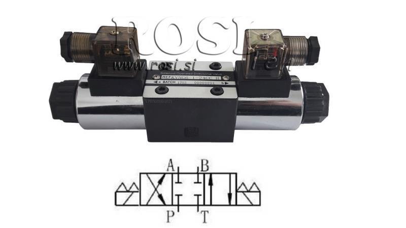 HYDRAULISK ELEKTROMAGNETISK VENTIL CETOP 3 12/24/230V N1