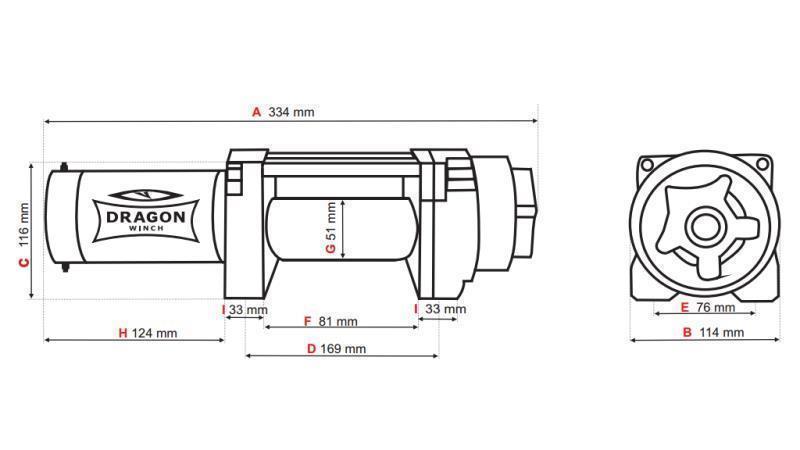 12 V ELEKTRISCHE SEILWINDE DWH 4500 HD - 2041 kg