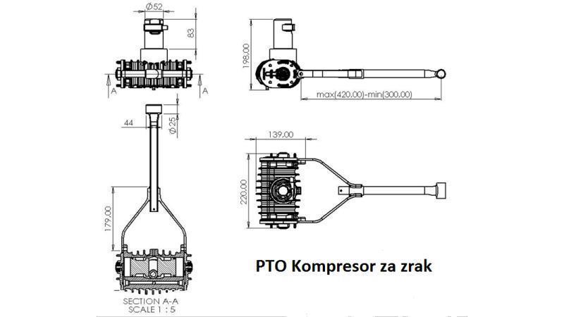 KOMPRESSOR PTO ( Zapfwelle )