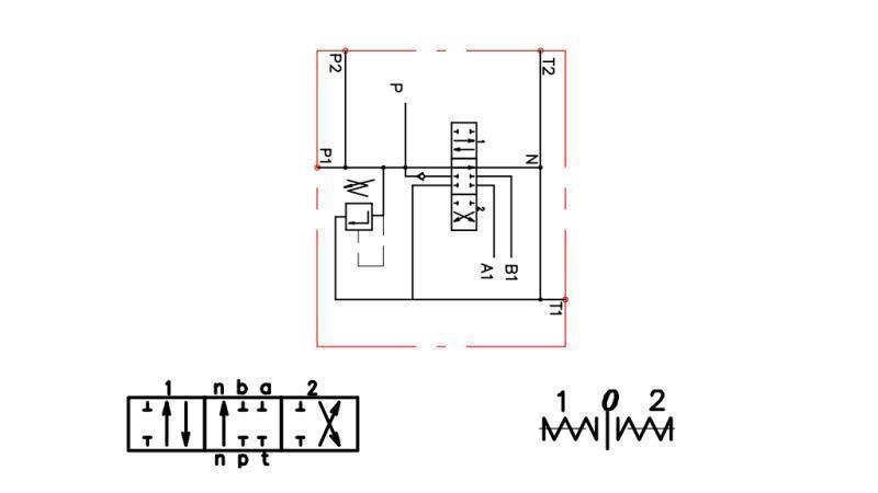 HYDRAULIC VALVE 1xP80