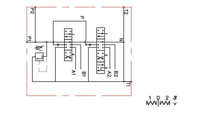 HIDRAULIKUS VEZÉRLŐTÖMB 2xP80 + ÚSZÓ