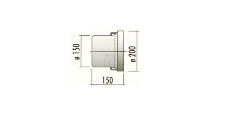 KARDANWELLE SCHÜTZUNGSTOPF PVC 200x150x150