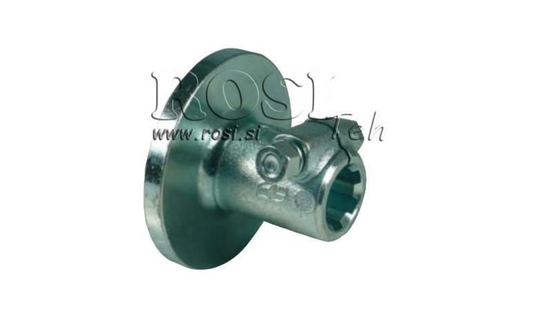PTO SHAFT EXTENSION 1''3/4 - FLANGE 150 mm WITH PIN