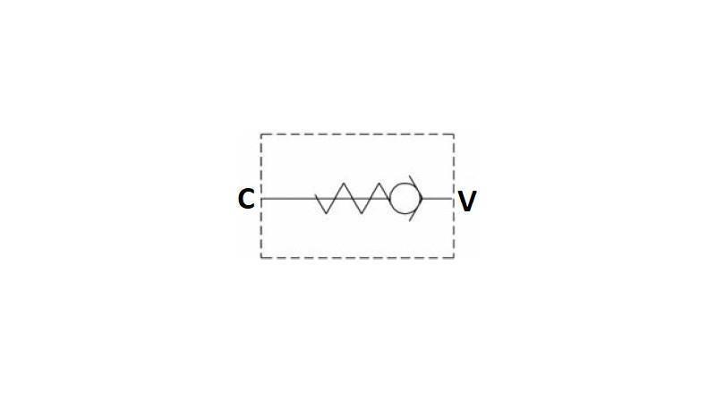 RÜCKSCHLAGVENTIL ROHR VU 1/4 - 20lit - Diagramm